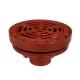 MIFAB® F1320-C-TFB - FLOOR DRAIN WITH 9” ROUND ADJUSTABLE TRACTOR GRATE AND “TRU