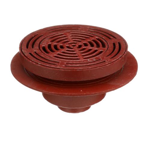 MIFAB® F1340-TFB - FLOOR DRAIN WITH 12” ROUND ADJUSTABLE TRACTOR GRATE AND “TRUE