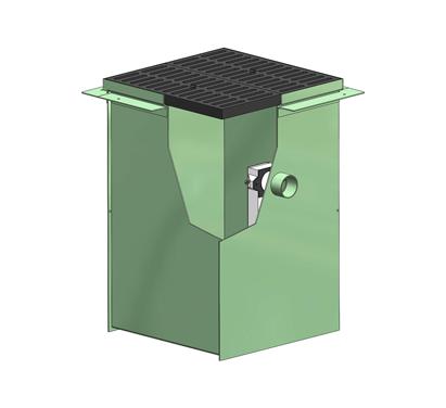 MIFAB® F1570 - 24” X 24” HEAVY DUTY PARKING AREA CATCH BASIN