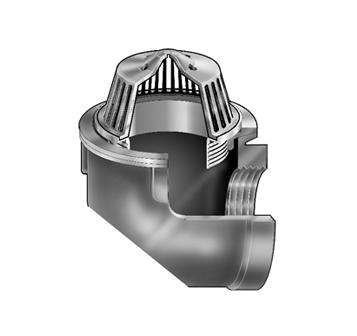 MIFAB® R1420 - BALCONY DRAIN WITH 90 DEGREE OUTLET