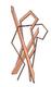 abstract copper sculpture