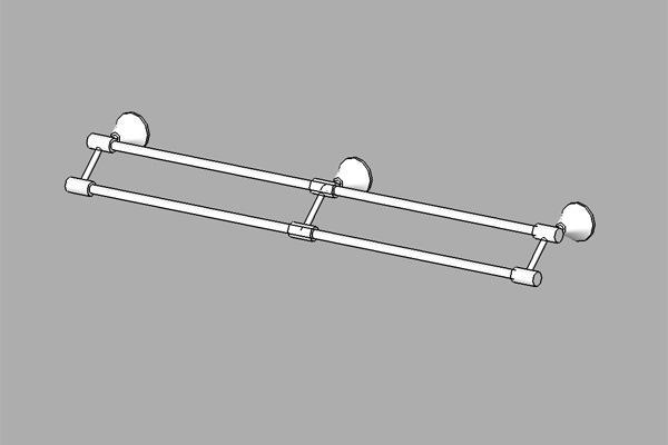 au.Towell rail - Dbl bracket.rfa