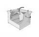 MIFAB® MI-G-SDH - SEMI-AUTOMATIC HYDRO MECHANICAL GREASE INTERCEPTOR WITH DRAW O