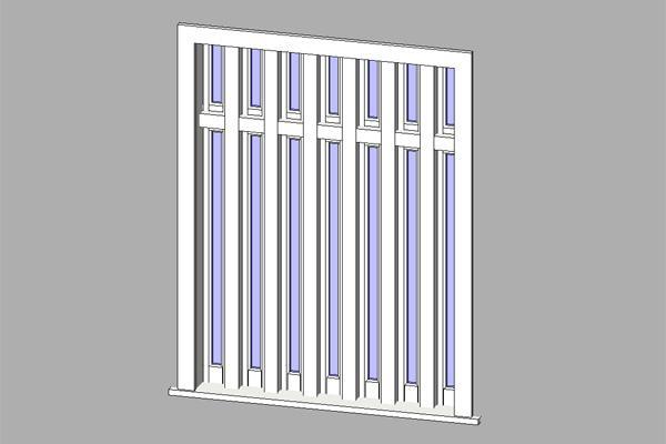 New Zealand type timber window