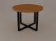 Circular Table with Straight leg