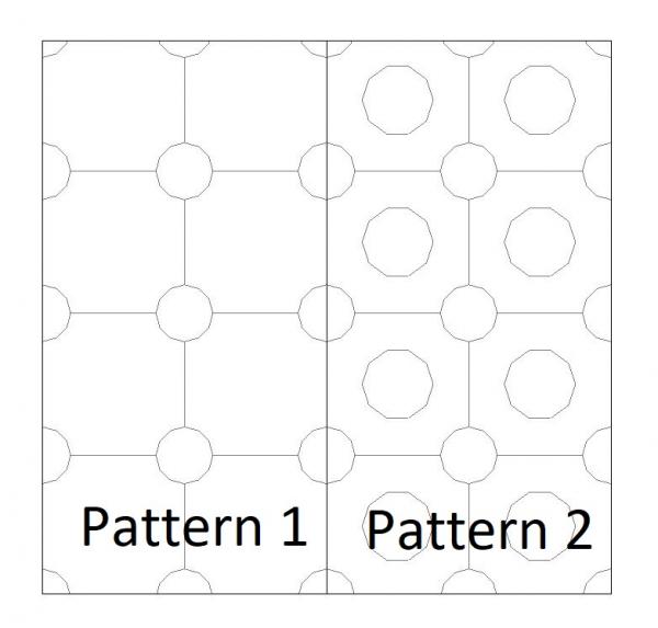 5" Designer tile (.pat) model based tile pattern