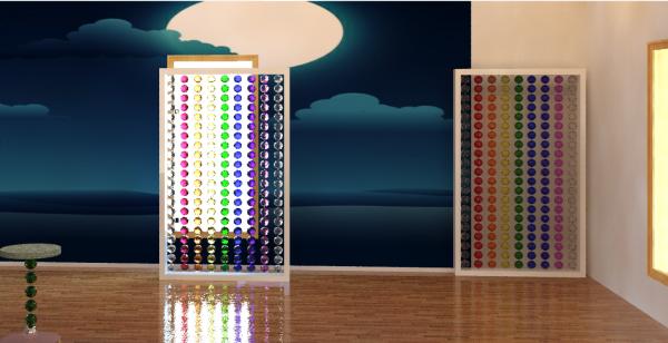 bubble ball wall piece