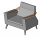 Captain Kirk simplified chair