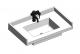 Solid Surface Vanity Counter w/ Faucet