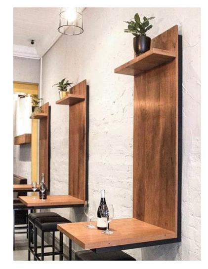 FLOATING COUNTER TABLE