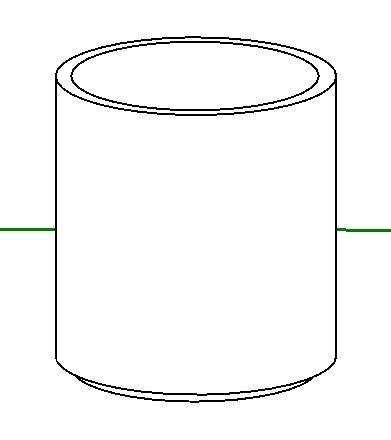 Circular Trash Can