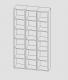 Six-row Three-column cubby