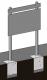 Sign with posts & foundations