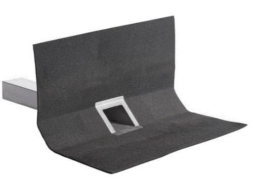 JUAL ROOF OUTLET FOR FILLET / CANT STRIP