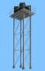 9.6M High Galvanize Water Tank Frame