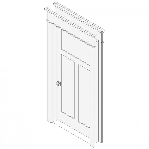 Craftsman Swing Door
