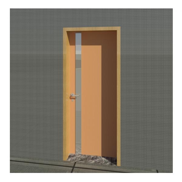 PARAMETRIC DOOR SINGLE VERTICAL STRIP