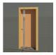 PARAMETRIC DOOR SINGLE VERTICAL STRIP ARCHITRAVE
