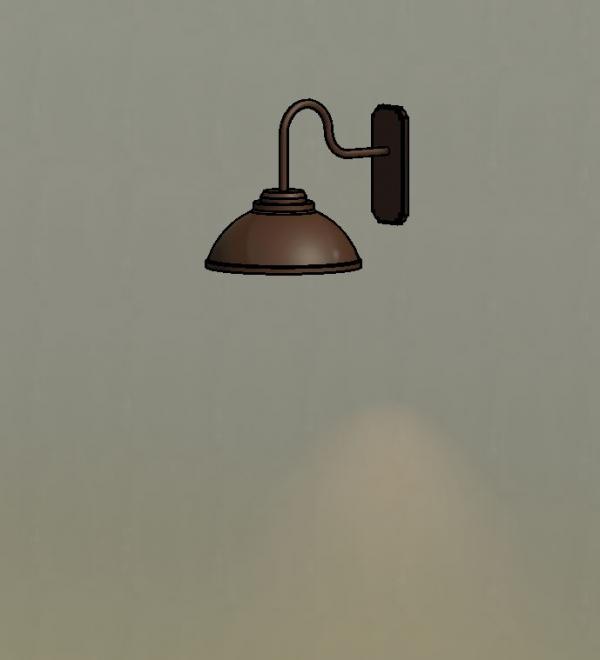 Goose Neck Sconce - exterior