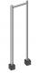 Angle bar duct support_fixed width