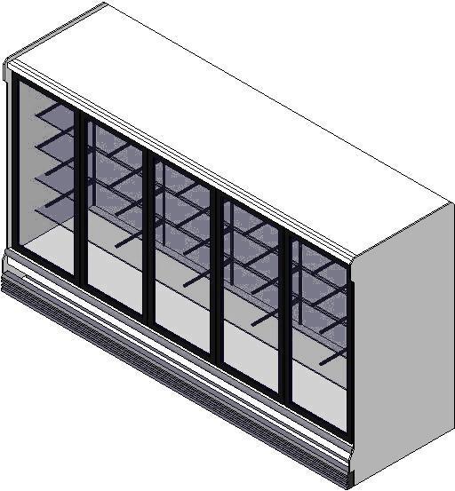 Freezer Upright 5 Door