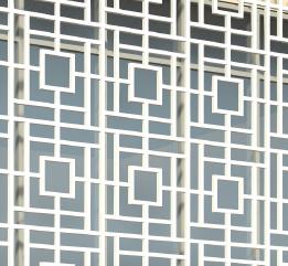 Metric Curtain Panel Pattern Based (Paramtric) Pat-7