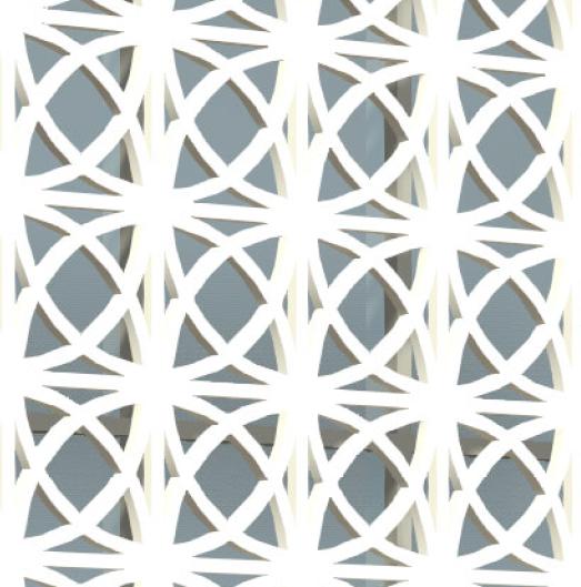Metric Curtain Panel Pattern Based (Paramtric) Pat-8