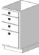 Farmhouse Style - 4 drawer