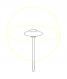 Landscape Path "Mushroom" Light