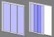 Porta de Correr 3 folhas de vidro | Sliding glass door 3 panels