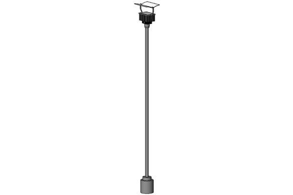 Street Light with Wing Shaped Reflector