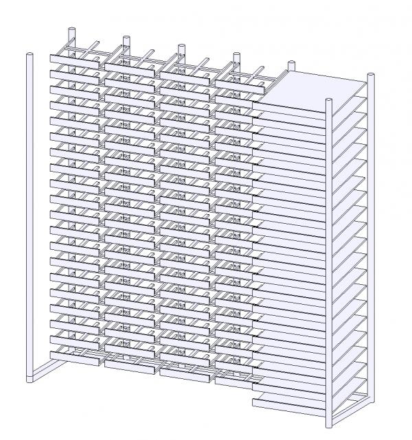 Paper Display Rack