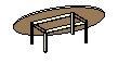 Eliptical Dining Table