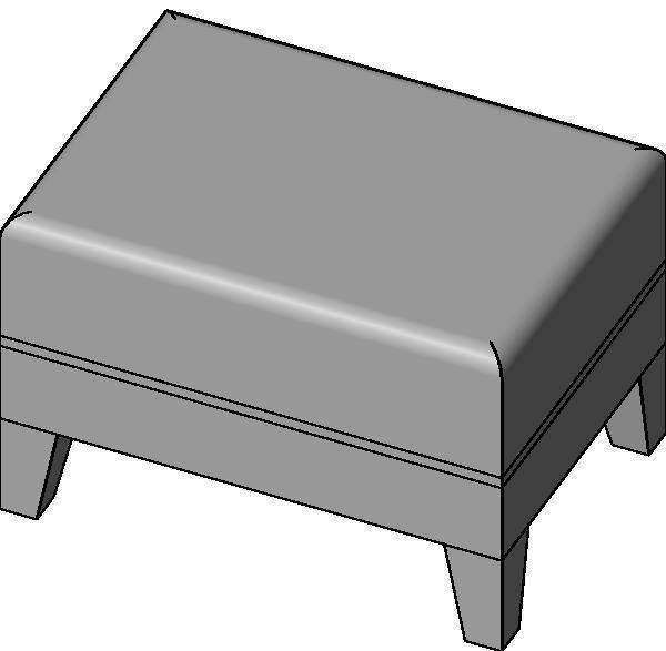 Ottoman for Lounge Chair