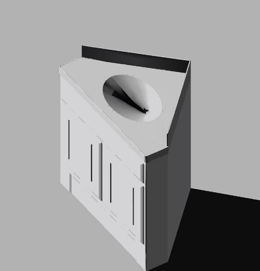 corner vanity
