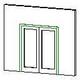 Double Door Glass