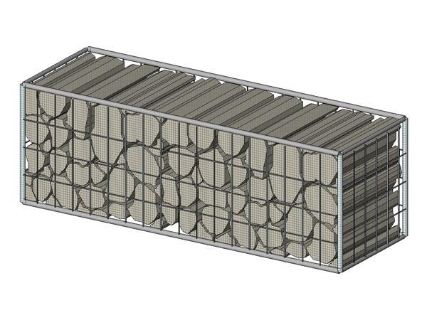 Gabion Wall Block 2' by 2' by 1'