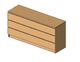 Ikea Malm 6-drawer dresser - low