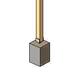 timber column with footing & stirrup