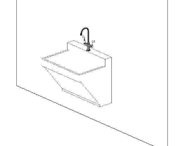 Single Scrub Sink
