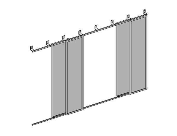 sliding louvers