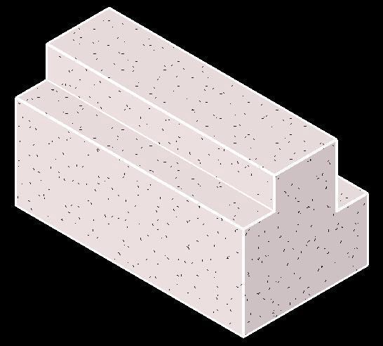 Precast Inverted Tee with Individually Adj. Seats