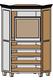 Media Cabinet - Corner