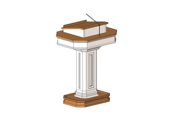 Church Pulpit/Podium