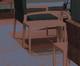 Waiting Room Chair - Matching End Table