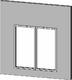 Marvin Clad Casement 2 wide