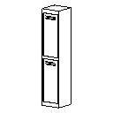 Locker - Double Unit - Medium