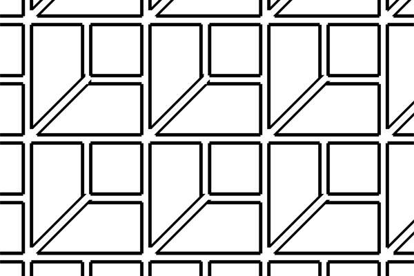 Beveled Pair and Square Brick Pavers - Grouted