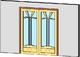 Double glass door