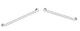 Grab Bar - 2 Straight Pieces
